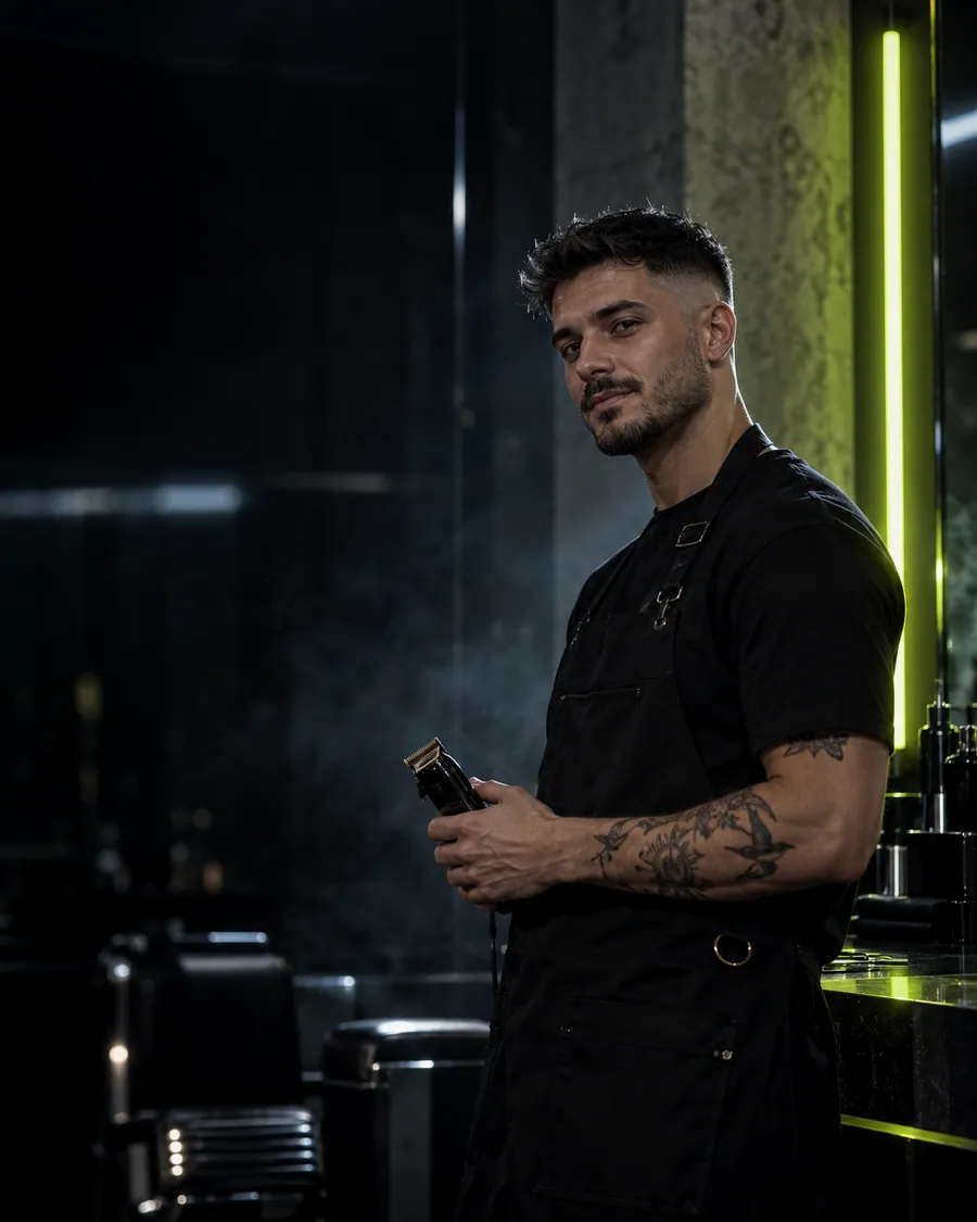 Денис — старший барбер Fade Lab